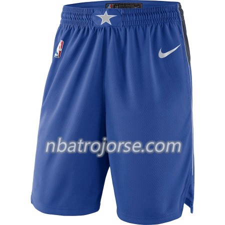 Dallas Mavericks Män Shorts Blå 2018-19 Nike Swingman